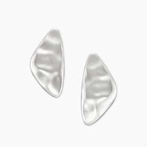 Kendra Scott Kira Statement Earrings Silver